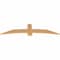 Ekena Millwork Bellingham Timber Gable Bracket, Western Red Cedar, 72"W x 18"H x 1 1/2"D x 5 1/2"F, 6/12 Pitch GBW072X18X0206BEL00SWR - alternate 4